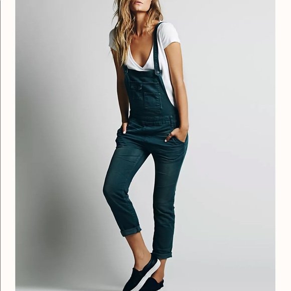 Free People Denim - SOLD Washed Denim Overall Black Size 26 Free People